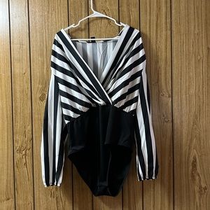 *Beautiful* Striped Bodysuit